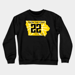 From the logo 22 Iowa Caitlin Clark Crewneck Sweatshirt